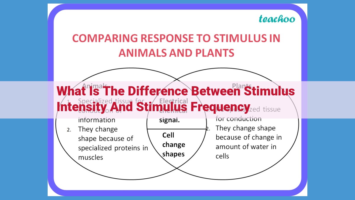 Understanding Stimulus Intensity and Frequency: Key Concepts for Sensory Perception and Environmental Interactions