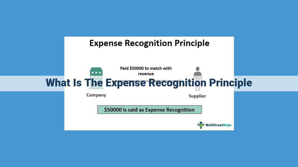 Expense Recognition Principle: Matching Expenses for Accurate Financial Reporting