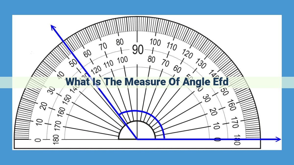 Protractor Measurement Technique: Measuring Angle Measures Accurately