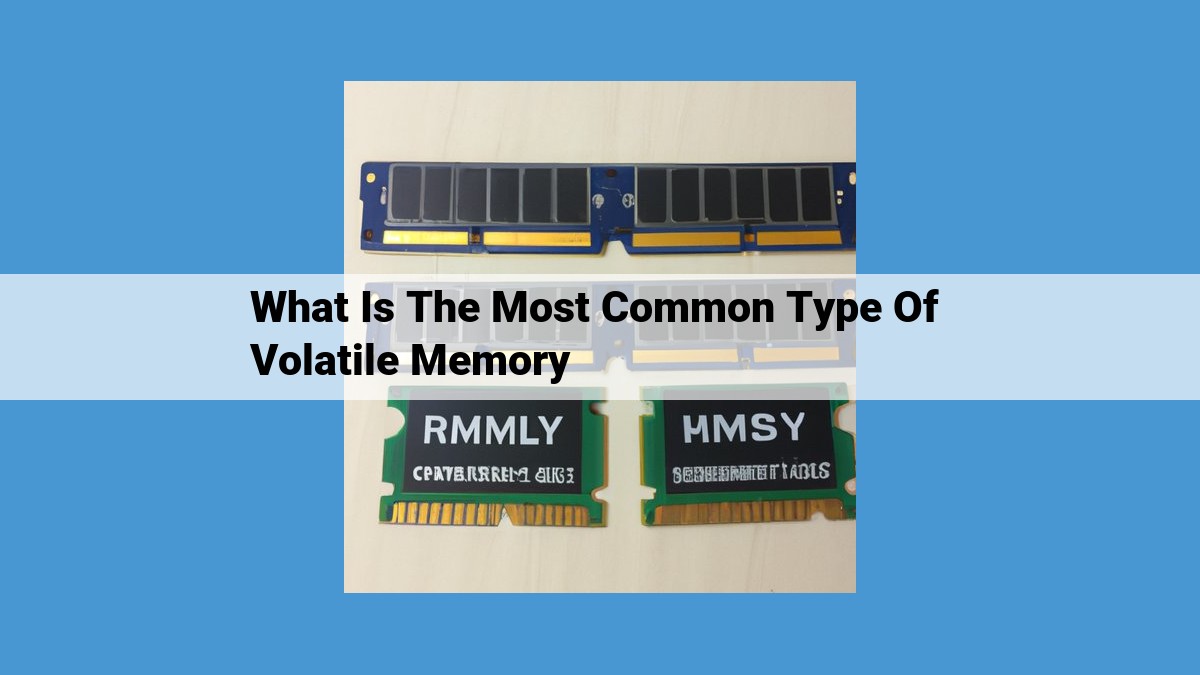 DRAM: The Essential Volatile Memory for Computer Main Memory