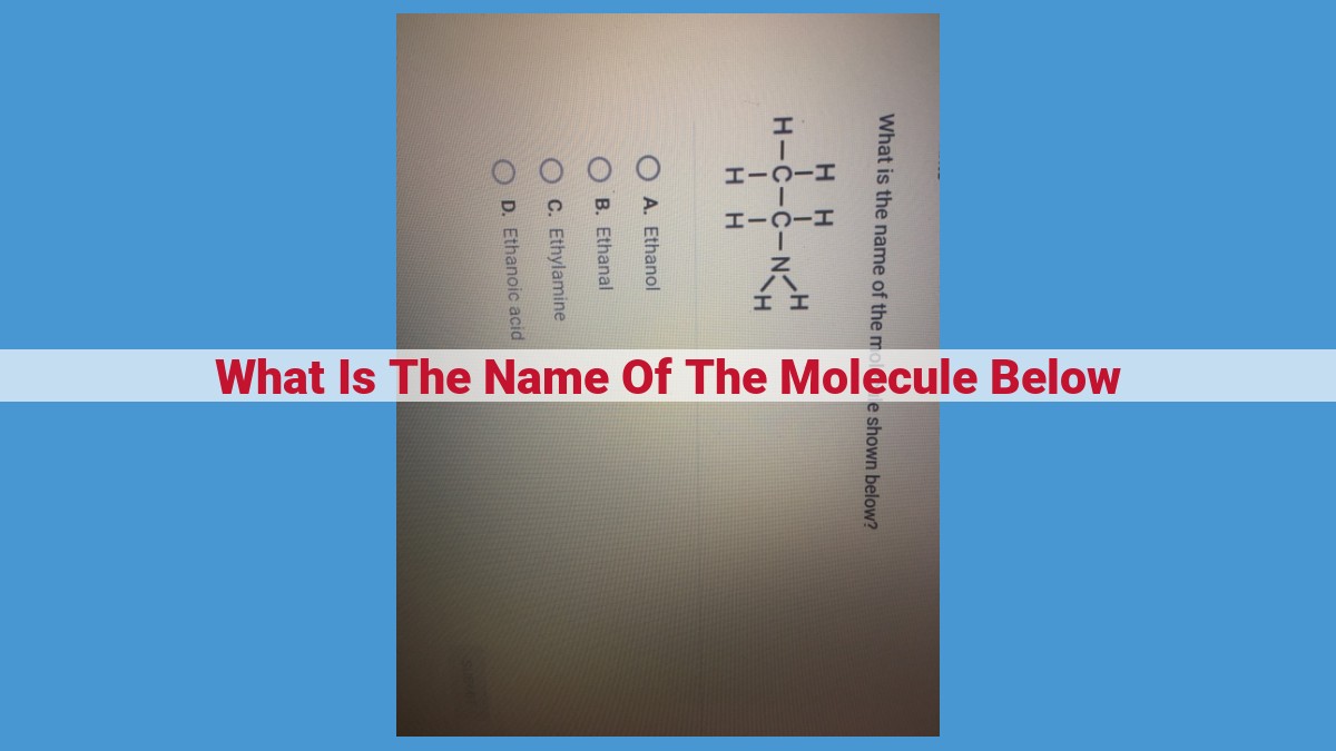 No Molecular Name Provided: Extraction of Information Not Possible