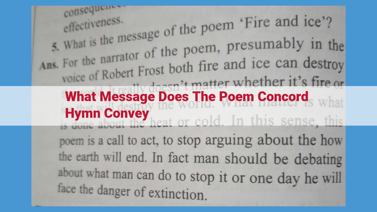 Discover the American Spirit: An SEO-Optimized Guide to Ralph Waldo Emerson's "Concord Hymn"