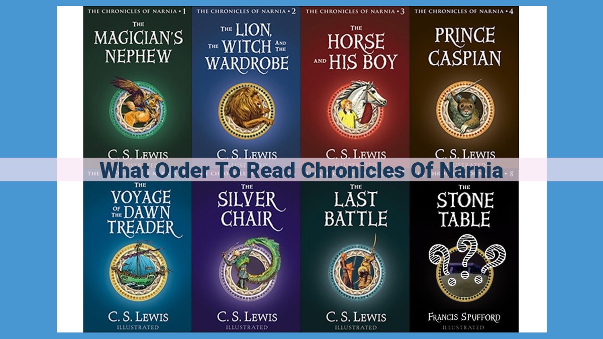 The Chronicles of Narnia: Reading Order Guide