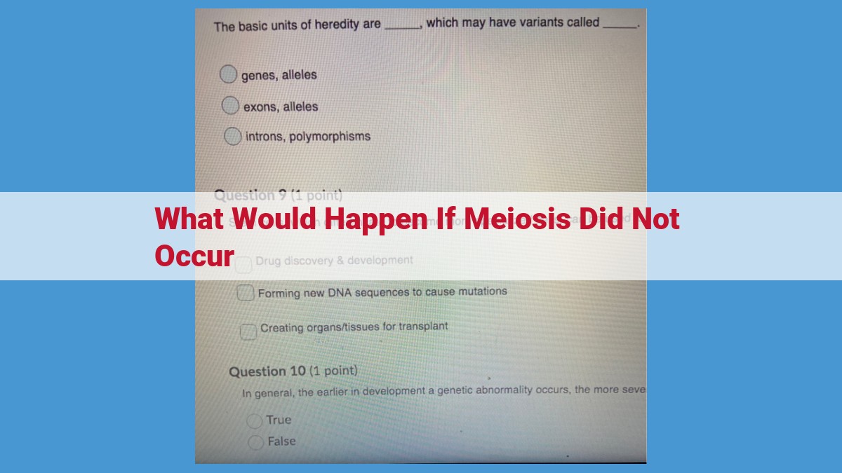 The Critical Importance of Meiosis: Ensuring Genetic Variation for Species Survival